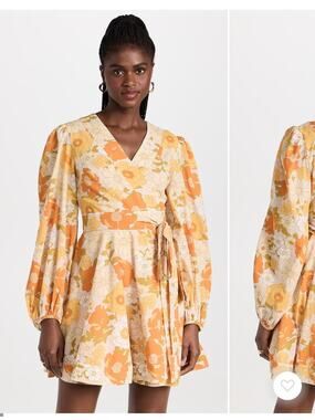 Millie Nan Wrap Dress Small Like New Worn Once